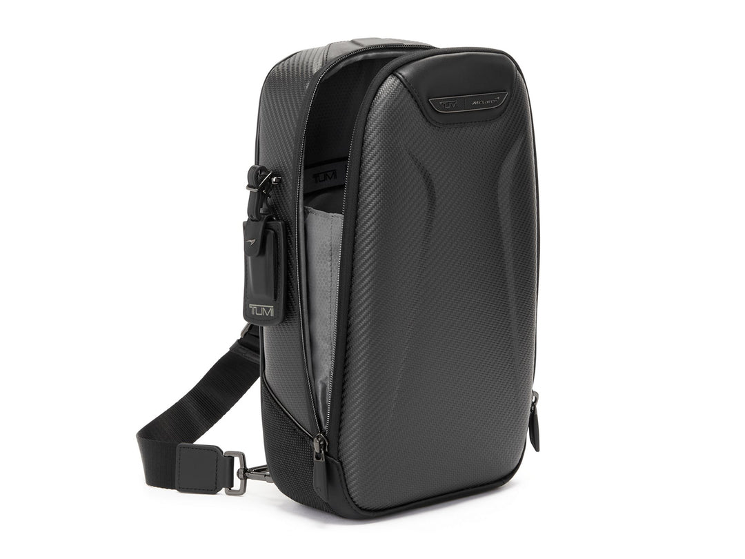 TUMI | McLaren Torque Sling - Black Edition, open