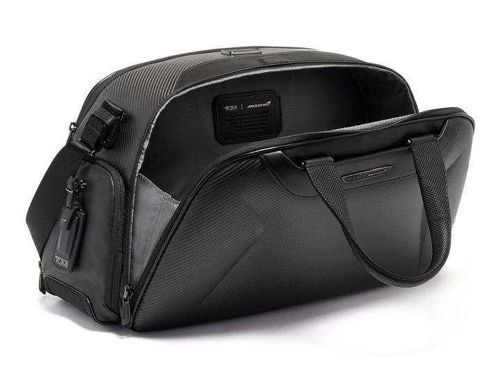 TUMI | McLaren Quantum Duffle - Black Edition, Open