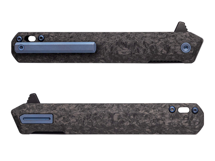 Tekto F2 Bravo Tactical Folding Knife, closed front and back