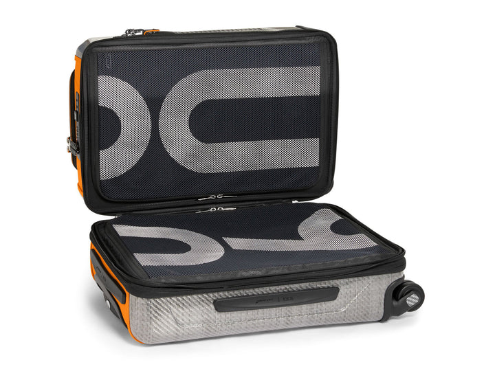 TUMI | McLaren Aero International Expandable 4 Wheel Carry-On, inside#color_papaya