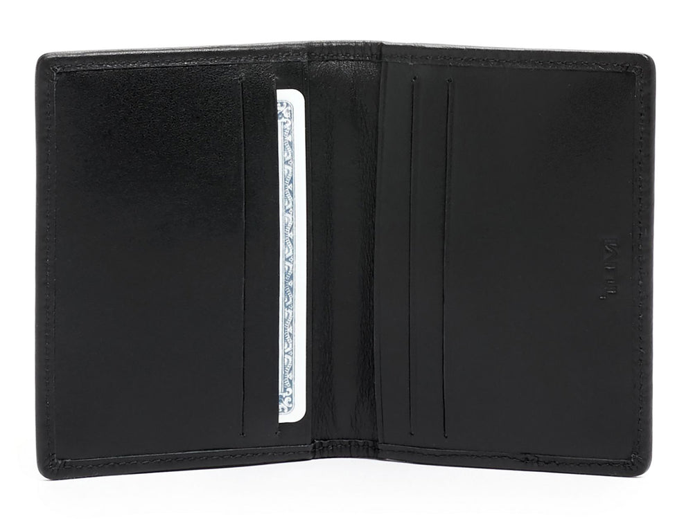 TUMI | McLaren Carbon Fiber Folding Card Case. open