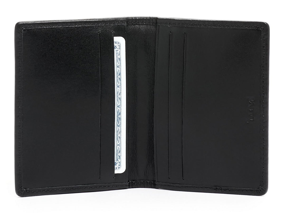 TUMI | McLaren Carbon Fiber Folding Card Case. open