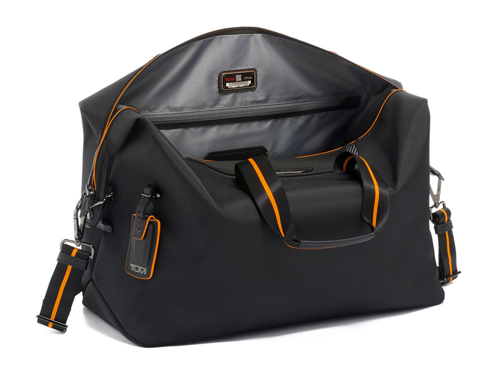 TUMI | McLaren M-Tech Soft Satchel, open