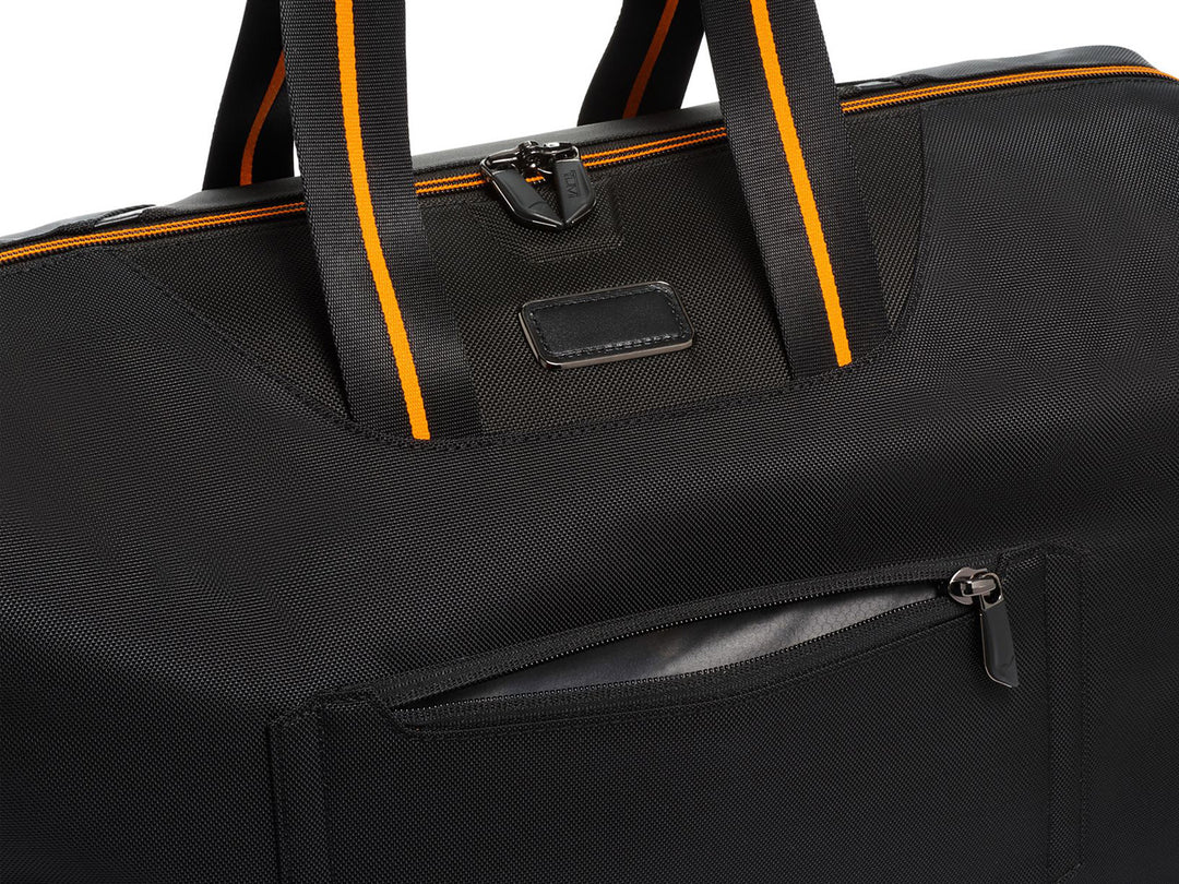 TUMI | McLaren M-Tech Soft Satchel, up close